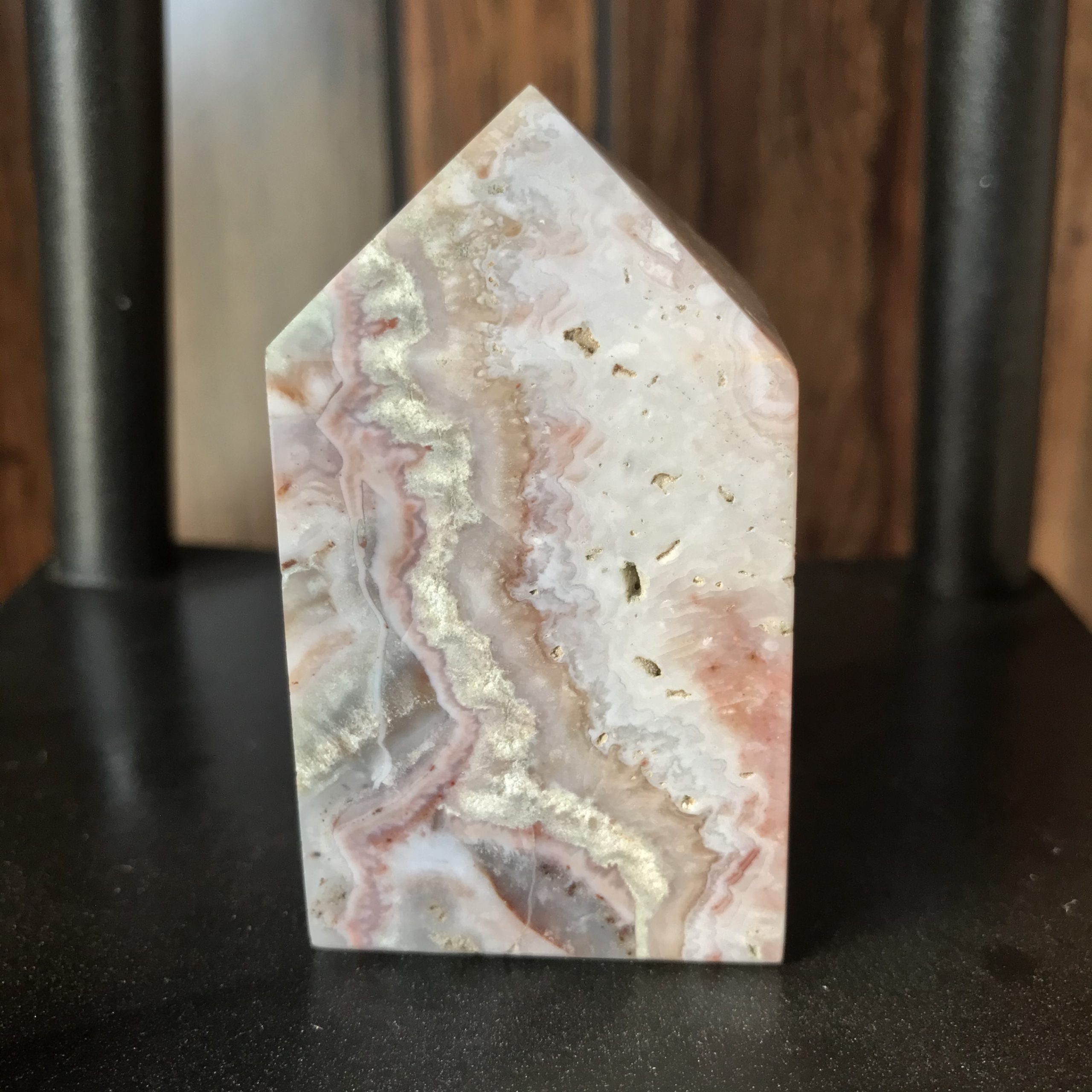 Crazy Lace Agate Obelisk - Image 4