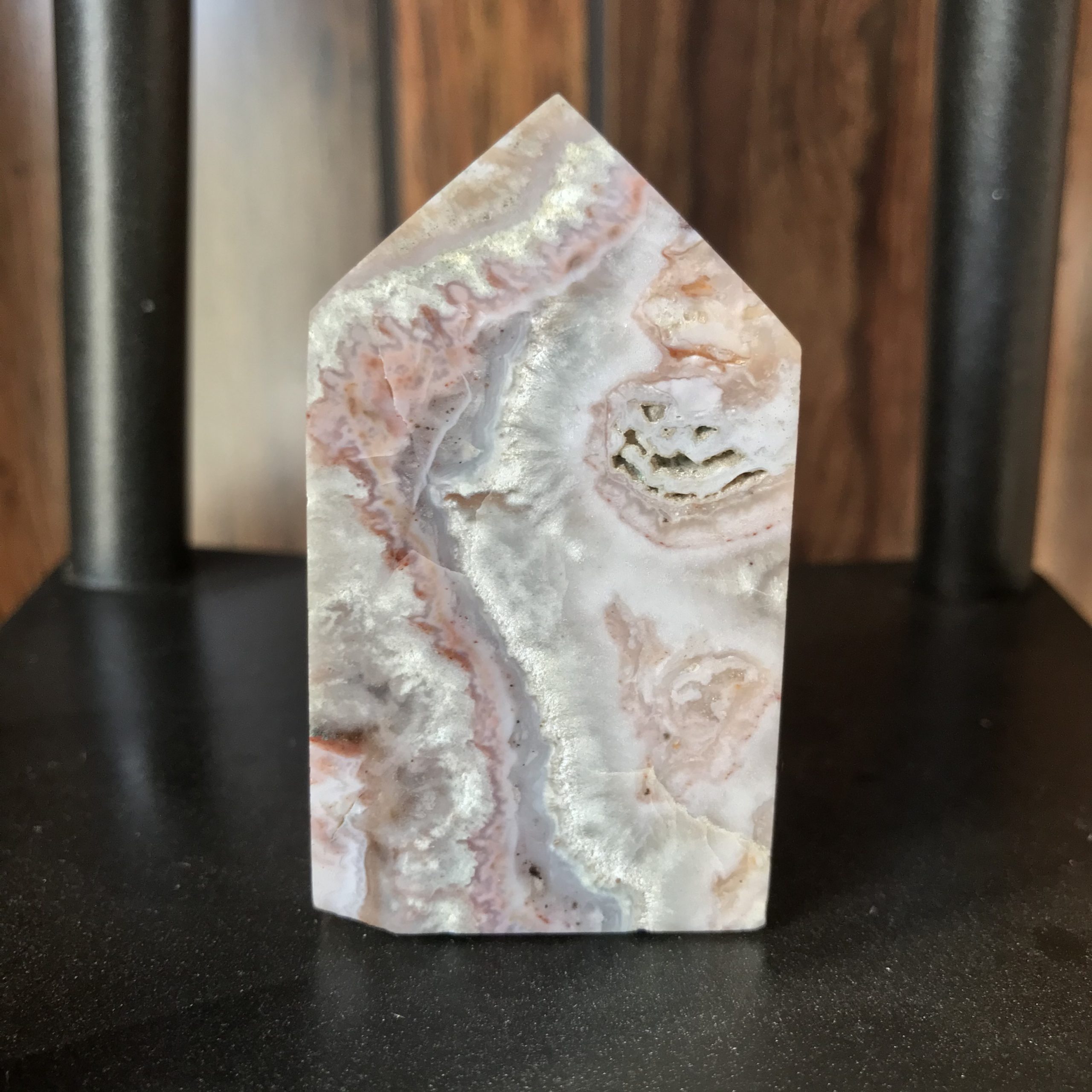 Crazy Lace Agate Obelisk
