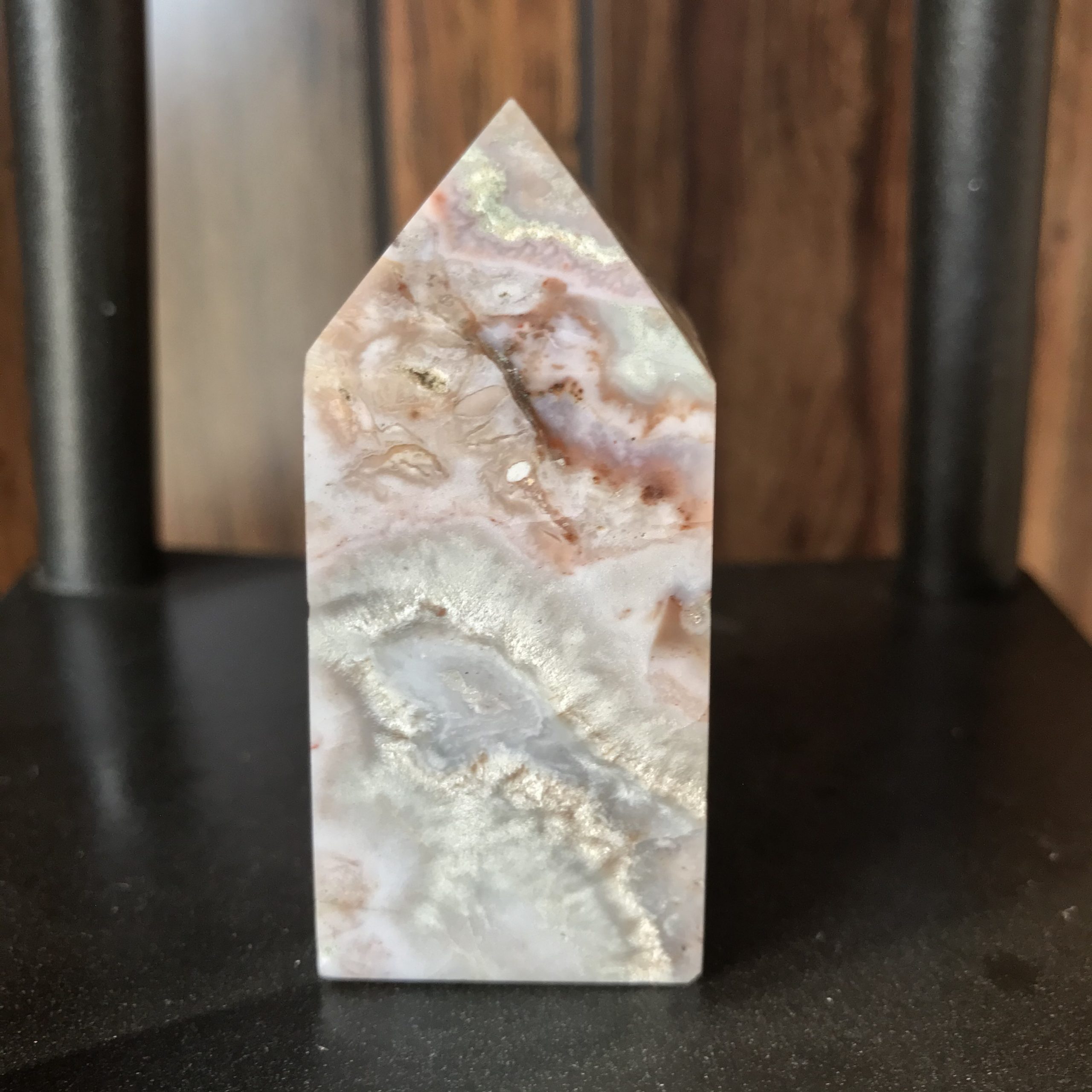 Crazy Lace Agate Obelisk - Image 3