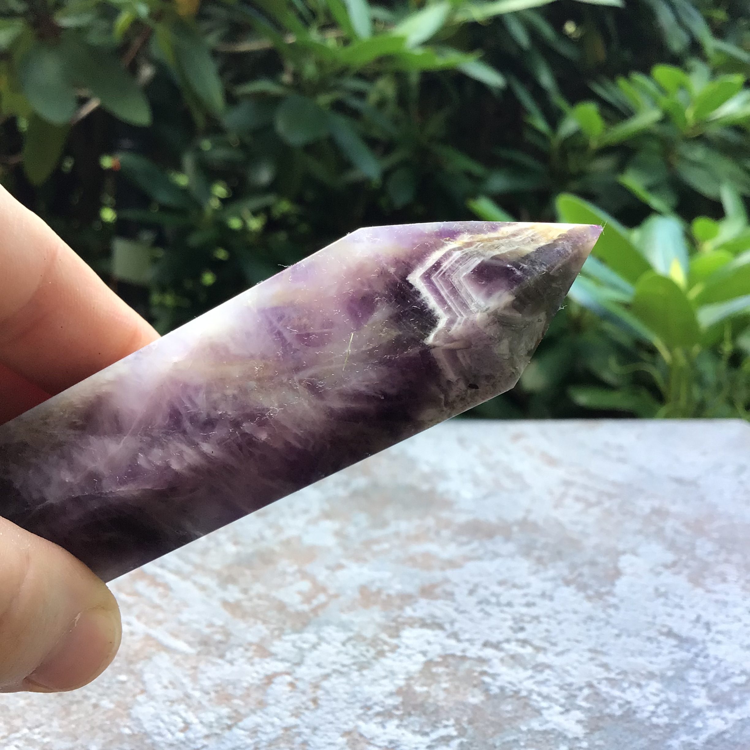 Chevron Amethyst Tower