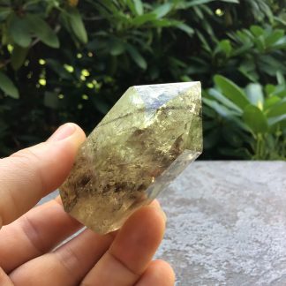 Smoky Citrine with Phantoms Tower