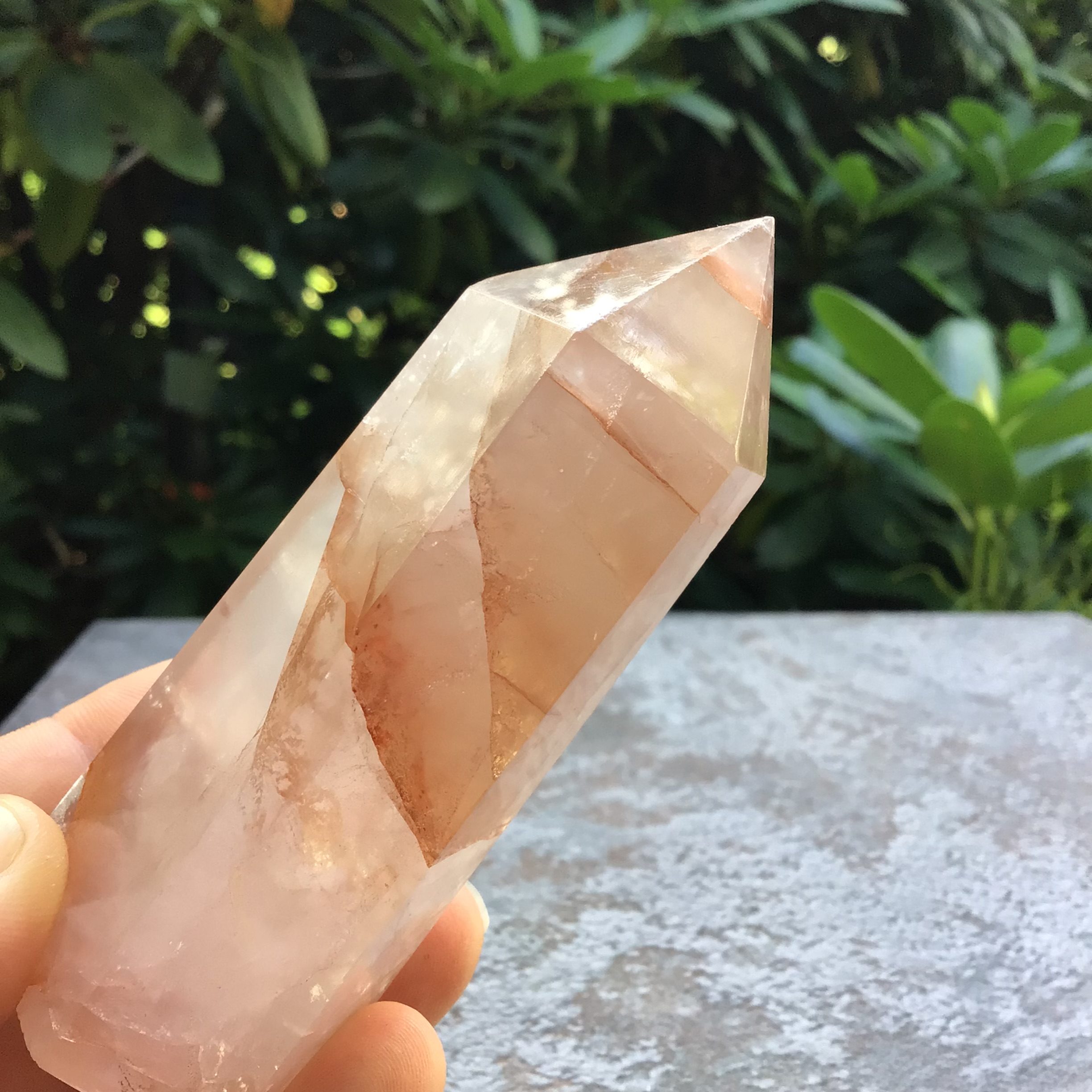 Hematoid Quartz (Fire Quartz) Tower